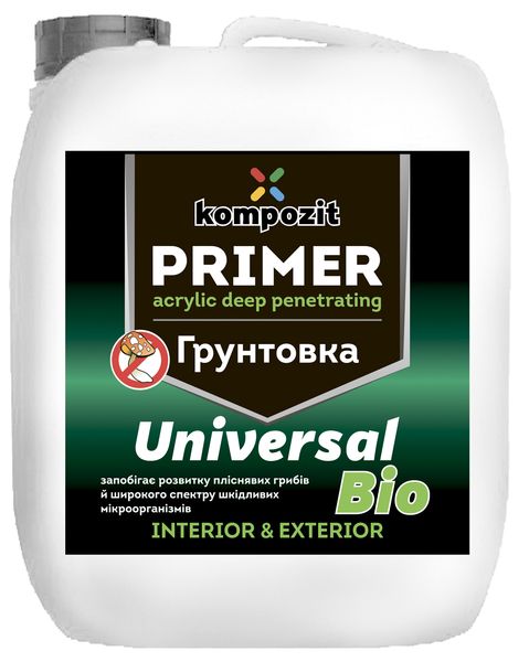 Ґрунтовка акрилова Universal-BIO, 1 л 48202515224 фото